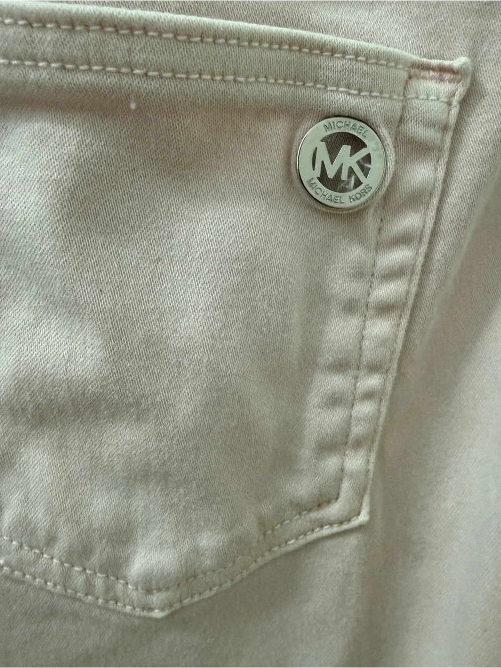 Michael Kors Women's Pale Blush Skinny Jeans